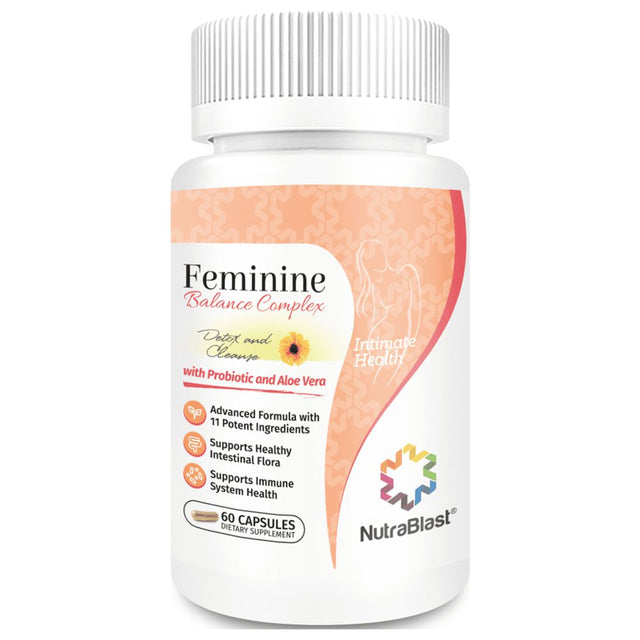 Nutrablast Feminine Balance Complex Vaginal Flora & Immune System - (60 Capsules)