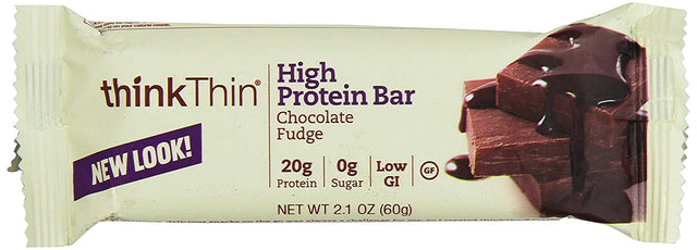 Thinkthin Protein Bars Chocolate Fudge, 2.1 Oz, 10 Count