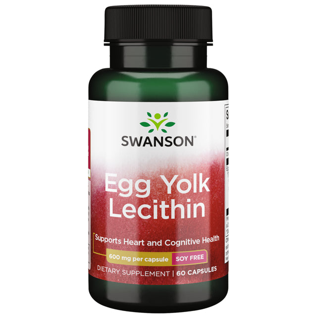 Swanson Egg Yolk Lecithin 60 Capsules