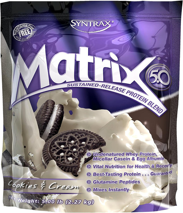 Syntrax, Matrix 2.0 Sustained-Release Protein Blend, Peanut Butter Cookie, 32 Oz