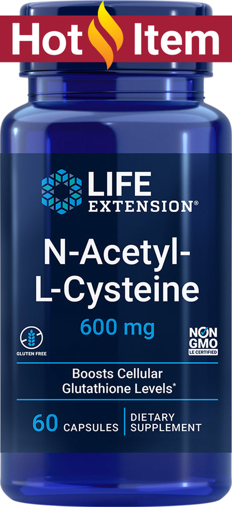 LIFE EXTENSION N-ACETYL- L- CYSTEINE (NAC) 600Mg 60 Capsule