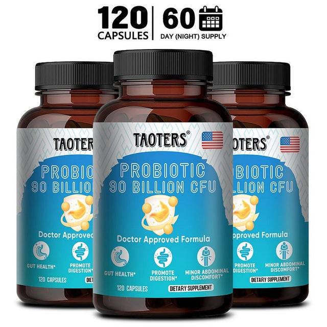 TAOTERS Daily Probiotic Supplement Capsules - Digestion, Immunity, Gut Health