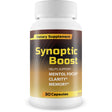 Synoptic Boost - Help Support: Mental Focus, Clarity, Memory, Concentration, Mental Performance, and Natural Energy Levels - Cognitive Health Support - Nootropic Brain Booster Supplement - 30 Servings