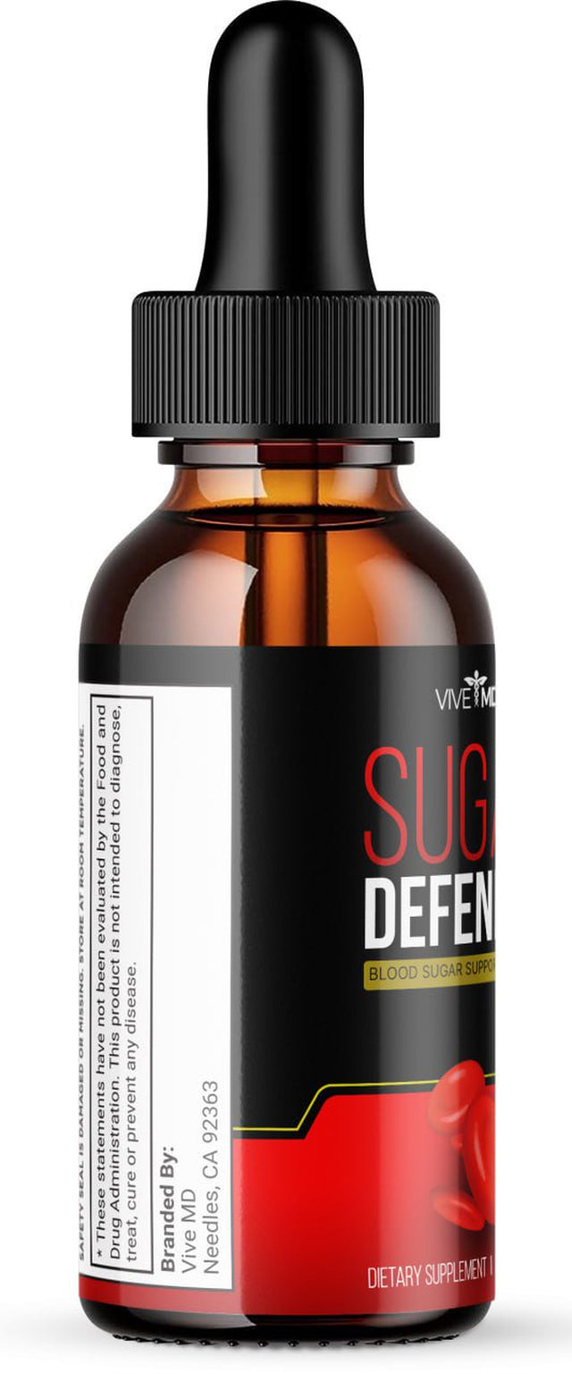 Sugar Defender, Blood Sugar Support Supplement – Official Formula - Dietary Supplement Drops - Extra Strength with Hawthorn Berry Organic, Horse Chestnut Extract, Grape Seed Extract (2 Pack)