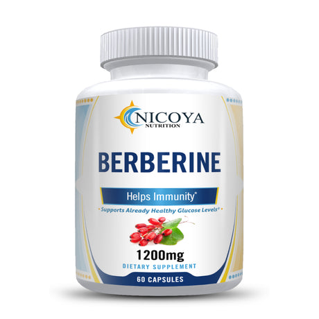 Premium Berberine HCL Extract 1200Mg, Healthy Cholesterol, Anti-Inflammatory 60 Capsule