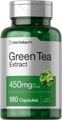 Green Tea Extract Capsules 450Mg | 180 Count | by Horbaach