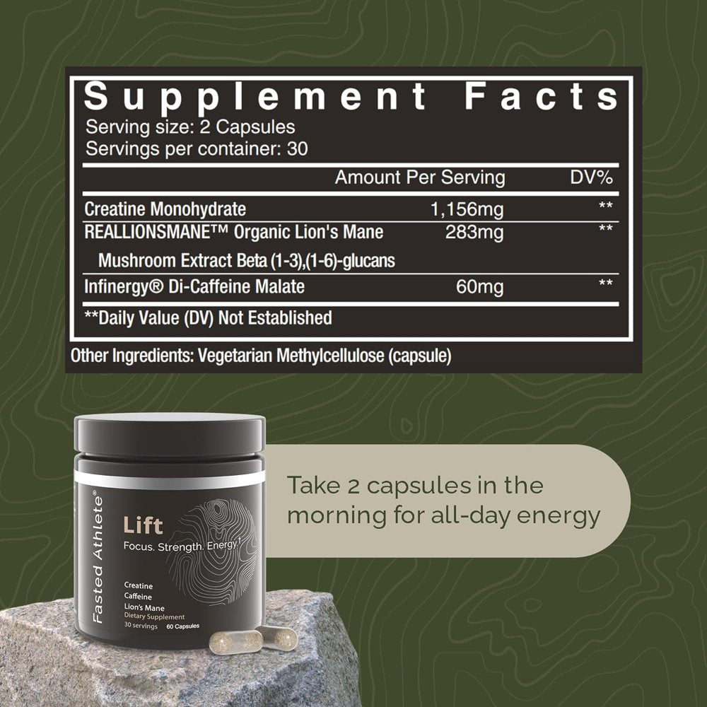 Lift – Nootropic Brain Booster Supplement for Productivity, Focus & En ...