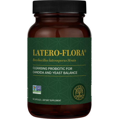 Global Healing Latero-Flora Probiotic Supplement for Digestive Health, 60 Capsules