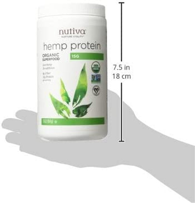 Nutiva Hemp Protein Powder, Organic,16 Ounce(454 G)