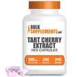 Bulksupplements.Com Tart Cherry Extract Capsules, 300Mg - Heart, Immune, and Vision Support (240 Veg Caps - 240 Serv)