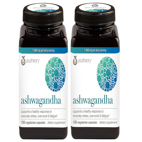 Youtheory Ashwagandha (150 Ct.) (Pack of 2)