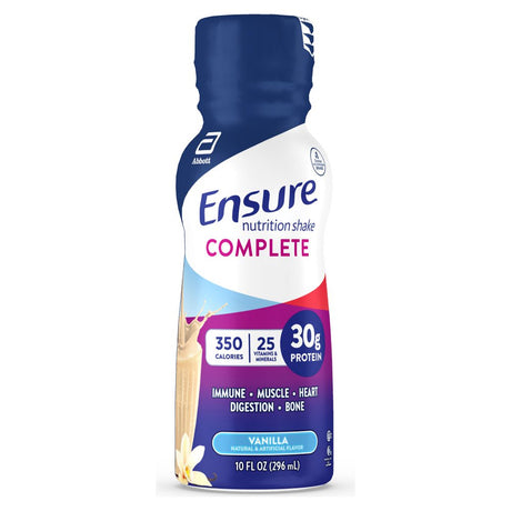 Ensure COMPLETE Nutrition Shake, 3G of High-Quality Protein, Meal Replacement Shake, with Nutrients for Immune Health, Vanilla, 1 Fl Oz, 1 Count