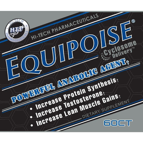 Hi Tech Pharmaceuticals Equipoise - Increase Protein Synthesis, Testosterone, Lean Muscle Gains - 60Ct