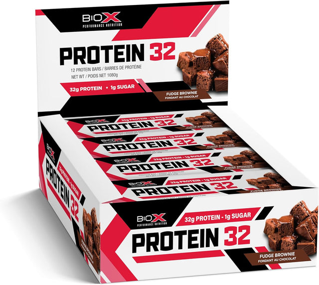 Biox Performance Nutrition Protein 32 Bars 1 - 82G Bar - Fudge Brownie