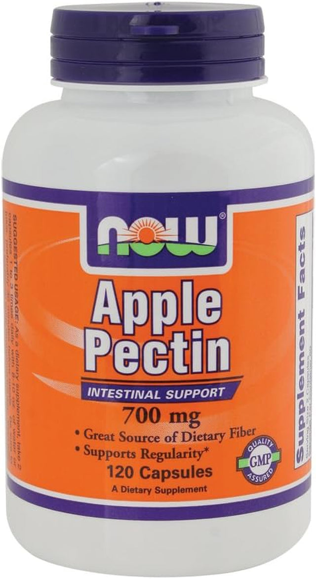 Now Foods Apple Pectin 700 Mg - 120 Caps 6 Pack