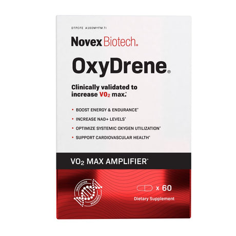 Novex Biotech Oxydrene NAD+ Enhancer - Natural Supplement Promoting Metabolism and Cardiovascular Support for Men and Women - (60 Capsules)