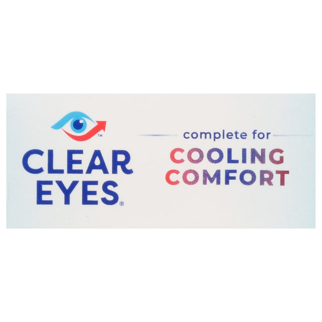 Clear Eyes Cooling Comfort Relief Lubricant Eye Drops, 0.5 Fl Oz