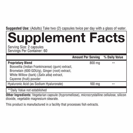 Youtheory Hyaluronic Acid Dietary Supplement, 120 Count