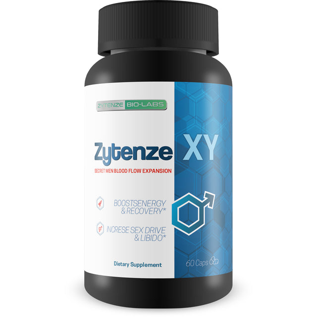 Zytenze XY - Male Expansion Formula & Testosterone Support - Secret Men Blood Flow Expansion - Use Zytenze to Help Boost Male Energy, Recovery, Drive, Libido, Circulation, Nutrient Delivery