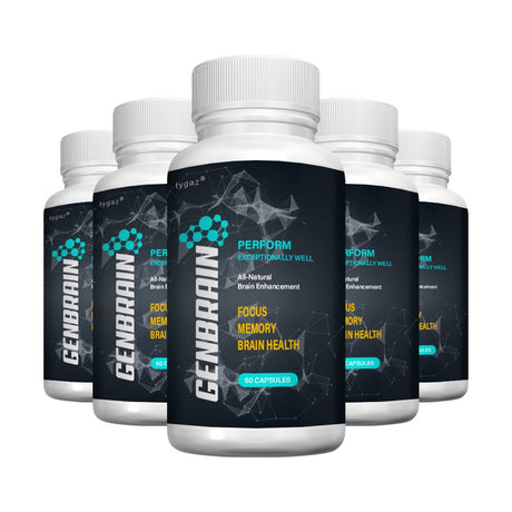 (5 Pack) Genbrain - Genbrain All Natural Brain Enhancement