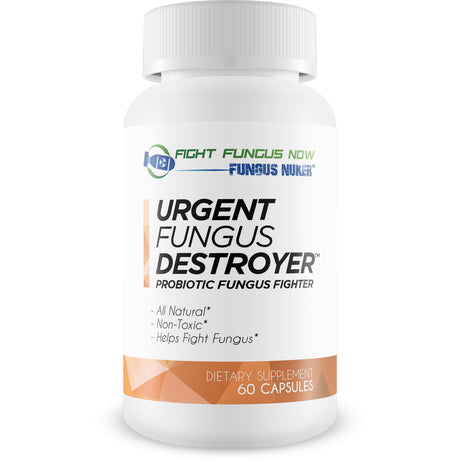 Urgent Fungus Destroyer Probiotic Fungus Fighter - the Best Clear Nail Antifungal Probiotic Pills - Fight Fungus from the inside Out with This Special Probiotic Fungus Fighting Blend