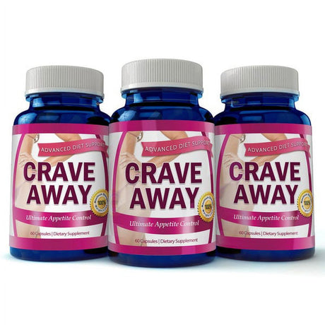 Crave Away Weight Control Extreme Dietary Supplement (60 Capsules/Bottle)