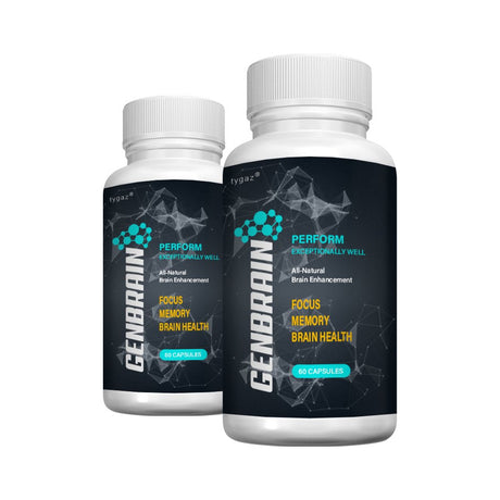 (2 Pack) Genbrain - Genbrain All Natural Brain Enhancement