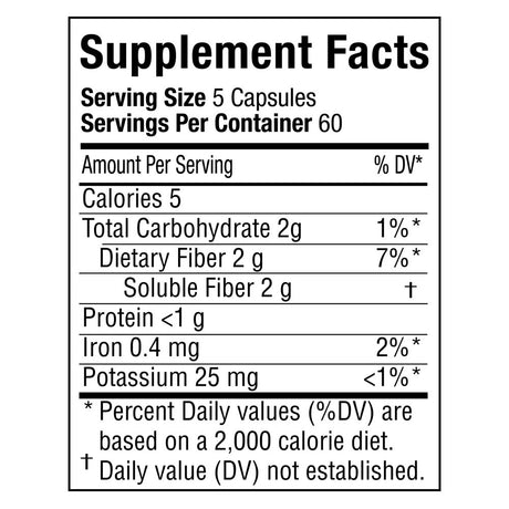 Equate Daily Fiber, 100% Psyllium Husk Digestive Health Supplement Capsules, 300 Count