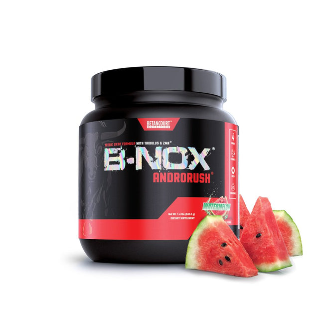 B-Nox Androrush - Watermelon, Pre-Workout & Testosterone Enhancer, Powder Supplement, Betancourt Nutrition 35 Servings