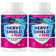 Nerve Shield + PLUS- Focus/Nerves & Immune Health- 2 Bottles- 120 Capsules- Dr. Pelican