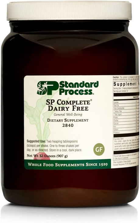 Standard Process SP Complete - Whole Food Immune Support, Liver Support, Antioxidant, and Weight Management with Rice Protein, Grapeseed Extract, and Choline - Vegetarian, Dairy Free - 32 Ounce