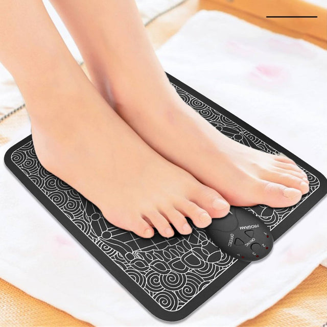 Foot Massager Mat for Neuropathy,Foot Massager Pad for Pain Plantar Relief,Smart Electric Foot Massager Acupuncture Apparatus Improves Blood Circulation Relieves Pain Health Care