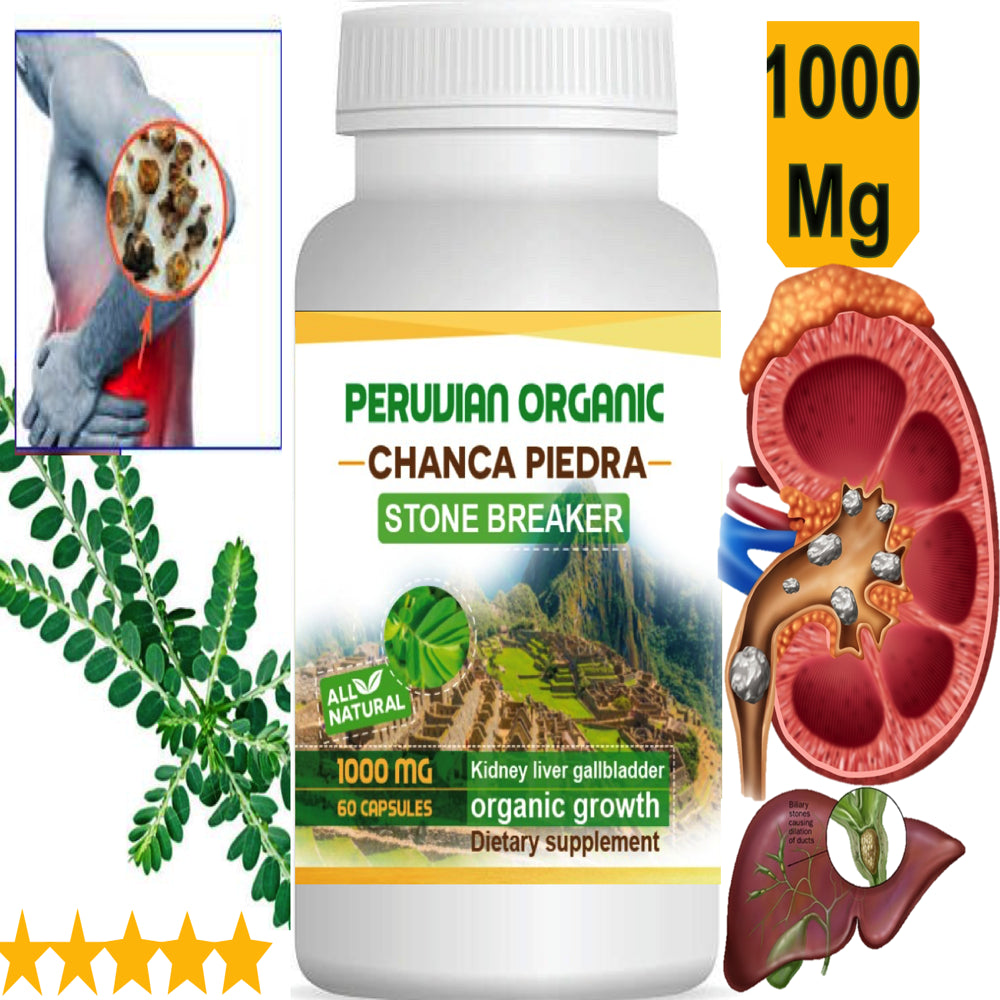 Chanca Piedra Stone Breaker Kidney Liver Gallstones Pill1000Mg 60 Caps ...