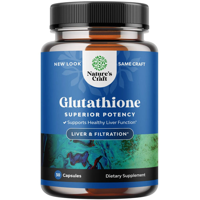 Pure Glutathione Supplement with Glutamic Acid - L Glutathione Pills with Silymarin Milk Thistle Extract ALA and Amino Acid Complex for Liver Support anti Aging Skin Care Immunity and Brain Health