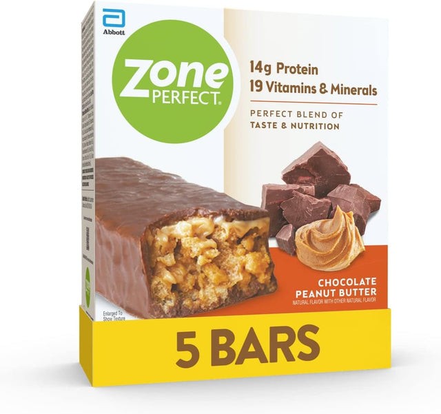 Zone Perfect Nutrition Bars Chocolate Peanut Butter - 5 CT