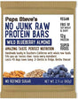 Papa Steve'S No Junk Raw Vegan Protein Bars, Wild Blueberry 2.1Oz, 10 Count