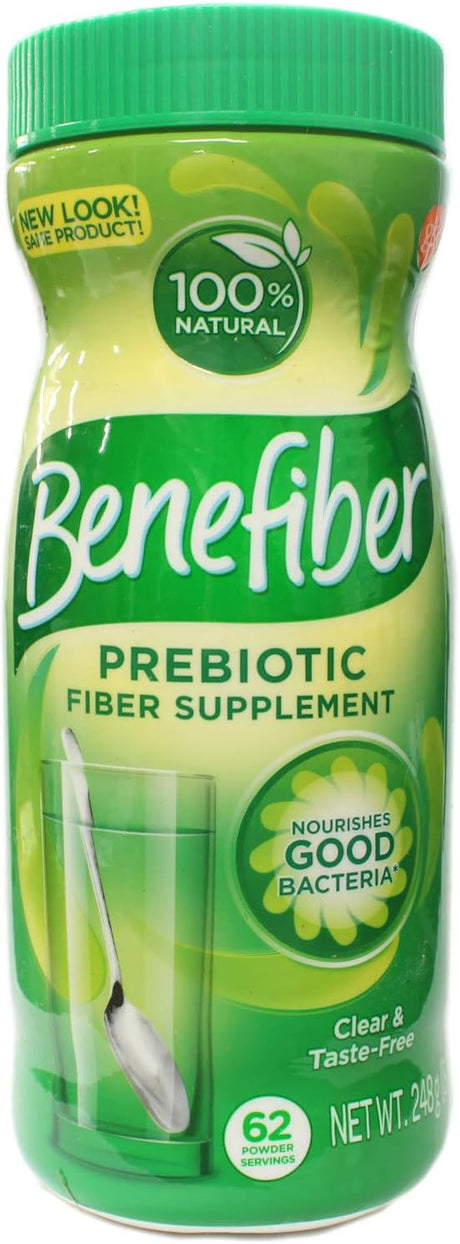 Benefiber Sugar Free Powder Unflavored 8.7 Oz Each (Value Pack of 2)