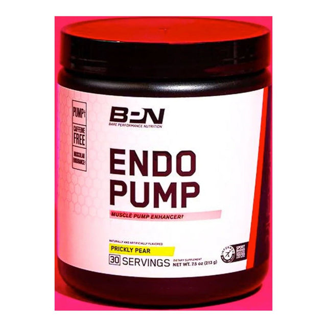 Bare Performance Nutrition, BPN Endo Pump Pre-Workout Muscle Pump Enhancer, Sour Watermelon, 30 Servings