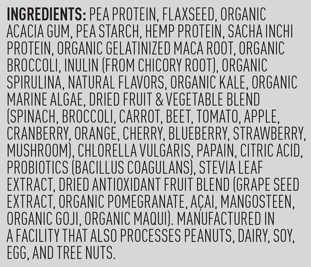 Vega One All-In-One Natural (22 Servings) - Plant Based Vegan Protein Powder, Non Dairy, Gluten Free, Non GMO, 30.4 Ounce (Pack of 1)