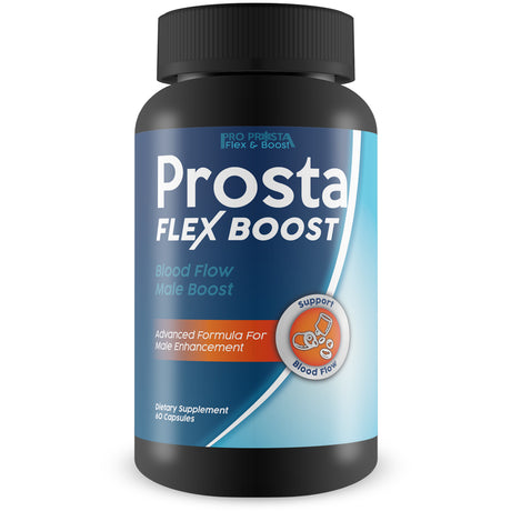 Prosta Flex Boost - Blood Flow Male Boost - Made with Our Purest Most Potent L-Arginine - Our Best Nitric Oxide Supplements for Men Blood Flow and Improved Nutrient Delivery - 60 Count