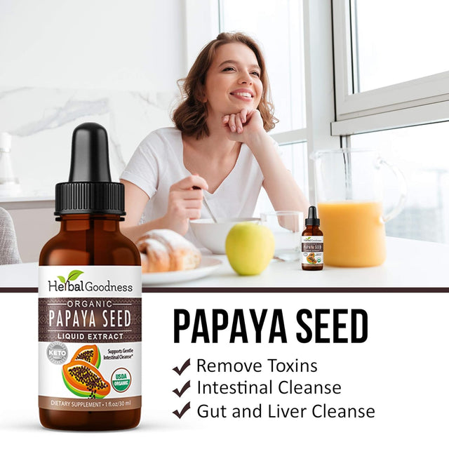 Papaya Seeds 1Oz - Nutrient-Rich Superfood for Digestive Health and Detoxification - Raw, Non-Gmo, and Unprocessed - Your Holistic Wellness Journey