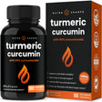 Nutrachamps Turmeric Curcumin with Bioperine 1500Mg - 180 Capsules with 95% Curcuminoids Extra Strength Supplement W Black Pepper Extract for Joint Health - Highest Potency