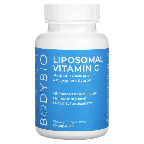 Bodybio Liposomal Vitamin C, 60 Capsules