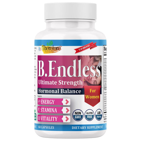 B.Endless Libido Enhancer for Women, Female Enhancement Vitamins Supplements, Energy, Stamina & Strength 60 Capsules by Therefore