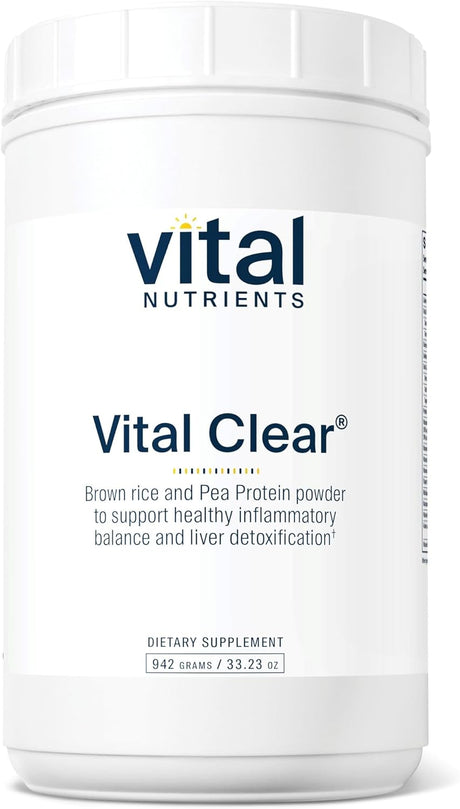 Vital Nutrients - Vital Clear - Nutritional and Herbal Support for Overall Health and Detoxification - Vegetarian - 942 Grams