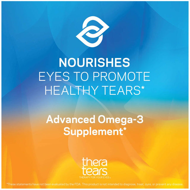 Theratears 1200Mg Omega 3 Supplement for Eye Nutrition, 90 Count