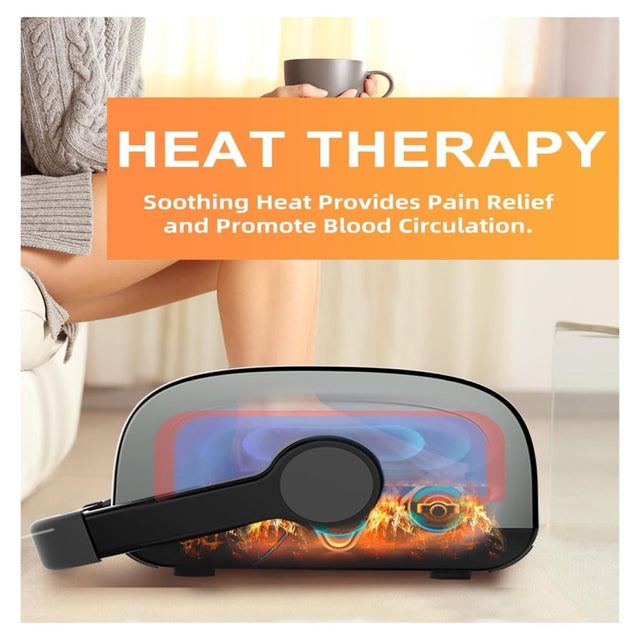 Gnhoch Shiatsu Foot Massager Machine with Heat & for Plantar Fasciitis & Neuropathy, Deep Kneading Calf Leg Massager, Blood Circulation & Pain Relief & Better Sleep