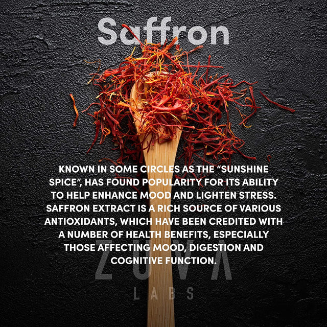 Saffron Supplements - 100% Pure Saffron Extract Mood Enhancer for Women and Men. Saffron Supplement with 90 Servings. Saffron Capsules for Eye Health