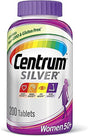 Centrum Silver Women 50+ Multivitamin/Multimineral Supplement Tablets, 200 Ea