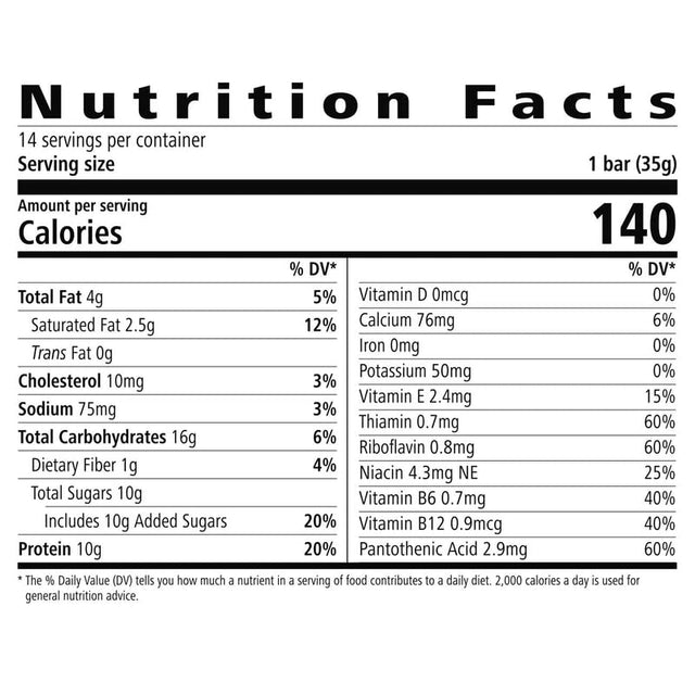 Deluxe Protein Bars from Herbalife - Citrus Lemon 14 Bars